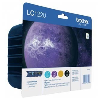 Brother LC-1220VALBP multipack originálne cartridge.
Originálna cartridge = záruka priamo od výrobcu tlačiarne
100 % použitie v tlačiarni - spoľahlivá a bezproblémová tlač
Použitím originálnej náplne predlžujete životnosť tlačiarne
Overená špičková kvalita - jasný a čitateľný text, jemná grafika, kvalitnejšie obrázky
Použitie originálnej kazety ponúka rýchly a vysoký výkon a pritom stabilné výsledky = EFEKTÍVNA TLAČ
Jednoduchá inštalácia a údržba
Zabezpečujeme bezplatnú recykláciu originálnych náplní
Garancia Vašej spokojnosti s použitím našej originálnej náplne

Kód výrobcu: LC1220VALBP