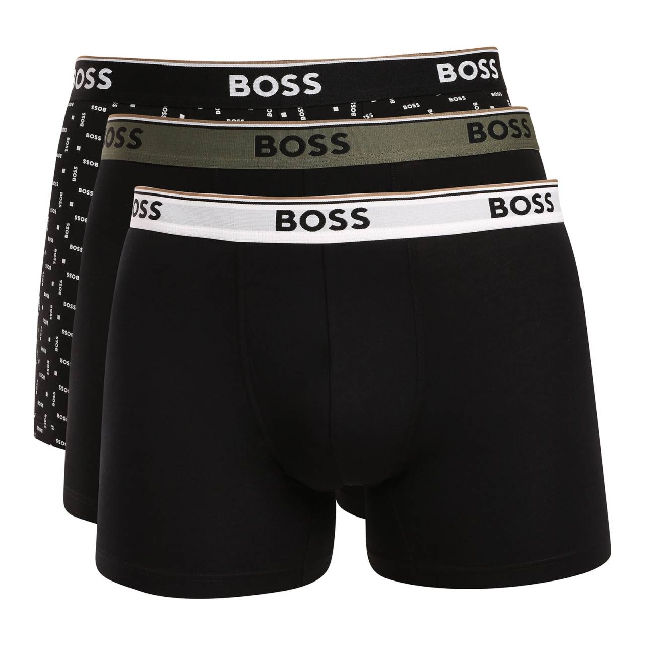 3PACK pánske boxerky BOSS viacfarebné (50554438 003) XL, trenky.
Doprajte si dokonalé pohodlie a nadčasový štýl s pánskymi boxerkami BOSS.
Prémiový materiál pre maximálne pohodlie
Boxerky sú vyrobené z vysokokvalitnej zmesi bavlny a elastanu, ktorá poskytuje dokonalú kombináciu jemnosti, priedušnosti a pružnosti.
Štýlový dizajn a elegantný vzhľad
Klasický dizajn s decentným logom BOSS na tkanej elastickej časti dodáva boxerkám moderný a sofistikovaný vzhľad.
Prečo si boxerky BOSS zamilujete

Prvotriedna bavlna: Mäkké, priedušné a príjemné na telo.
Elastický pás s logom BOSS: Štýlové a pohodlné.
Dlhšie nohavičky: Ideálne pod oblek a na šport.
Pružný materiál: Dokonale sa prispôsobí vášmu telu.

Spodná bielizeň BOSS je povinnou výbavou všetkých štýlových mužov.
Značka BOSS vznikla odčlenením od známeho výrobcu oblečenia Hugo Boss ako línia výrobkov pre mužov, ktorí majú radi kvalitné kúsky a nadčasový vzhľad.
Ako sa starať o boxerky BOSS?
Aby si vaše nové boxerky zachovali svoj tvar a kvalitu čo najdlhšie, odporúčame dodržiavať tieto pokyny:

Pranie: Per na 30 °C s podobnými farbami a jemným pracím prostriedkom.
Sušenie: Môžeš ich sušiť v sušičke na nízku teplotu, ale pre dlhšiu životnosť odporúčame sušenie na vzduchu.
Žehlenie: Pokiaľ je potrebné, žehli na nízku teplotu.

Tip: Nájsť ten správny kus spodnej bielizne, ktorý vám dokonale padne, môže byť náročné.