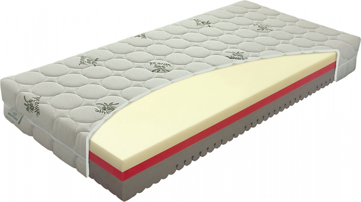 Matrac comfort antibacterial (oliva) - visco pena - výber rozmeru.


	vrchný profil: viscoelastická – lenivá pena s hustotou 50 kg/m3
	stredný profil: antibakteriálna pena SANITIZED
	spodný profil: pena NIGHTFLY so špeciálnym prierezom
	FYZIOSYSTÉM – 7 zón tuhosti
	dve strany tuhosti: T2 - mäkká a T3 - stredná tvrdosť



Pri zdravotných problémoch Alergia, Bolesti krížov

 

Poťah OLIVA zdravie z prírody
Spomaľuje proces starnutia pokožky spiaceho človeka, obmedzuje tvorbu vrások aj ostatných stôp ubiehajúceho času.
Poťah OLIVA prešitý s PES vláknom - gramáž 300 g/m2

 

U matracov širších 160cm, a tiež matracov všetkých atypických rozmerov, sme nútení požadovať od zákazníka zálohu vo výške 20% z ceny.