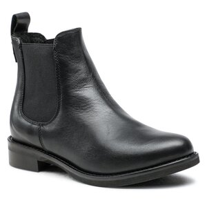 Členková obuv s elastickým prvkom Eksbut - 6D-6562-R74 Čierna.