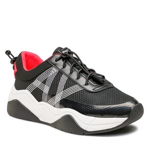 Sneakersy Armani Exchange - XDX105 XV581 S040 Black/Coral.