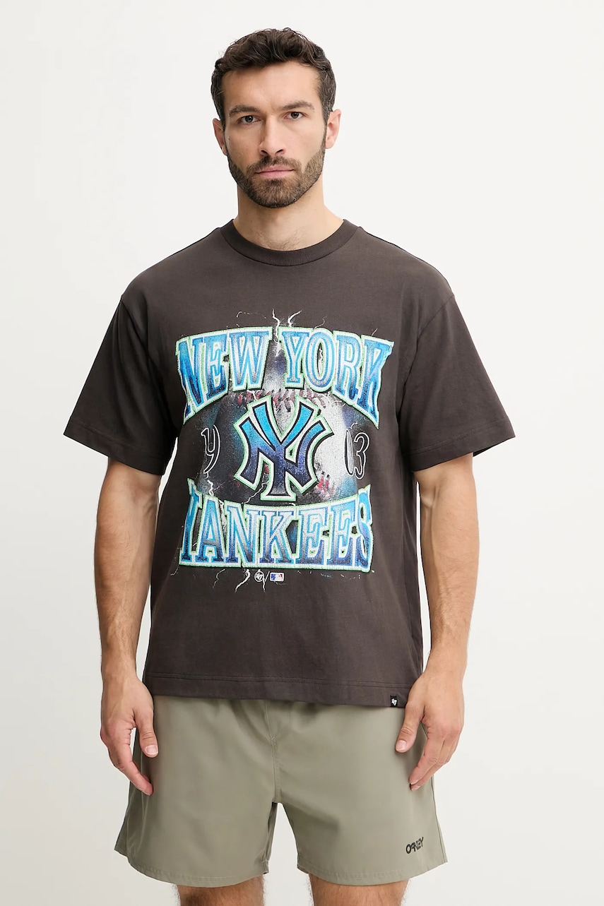 Bavlnené tričko 47 brand MLB New York Yankees.