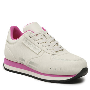 Sneakersy Emporio Armani - X3X181 XN826 N862 White/Pink.