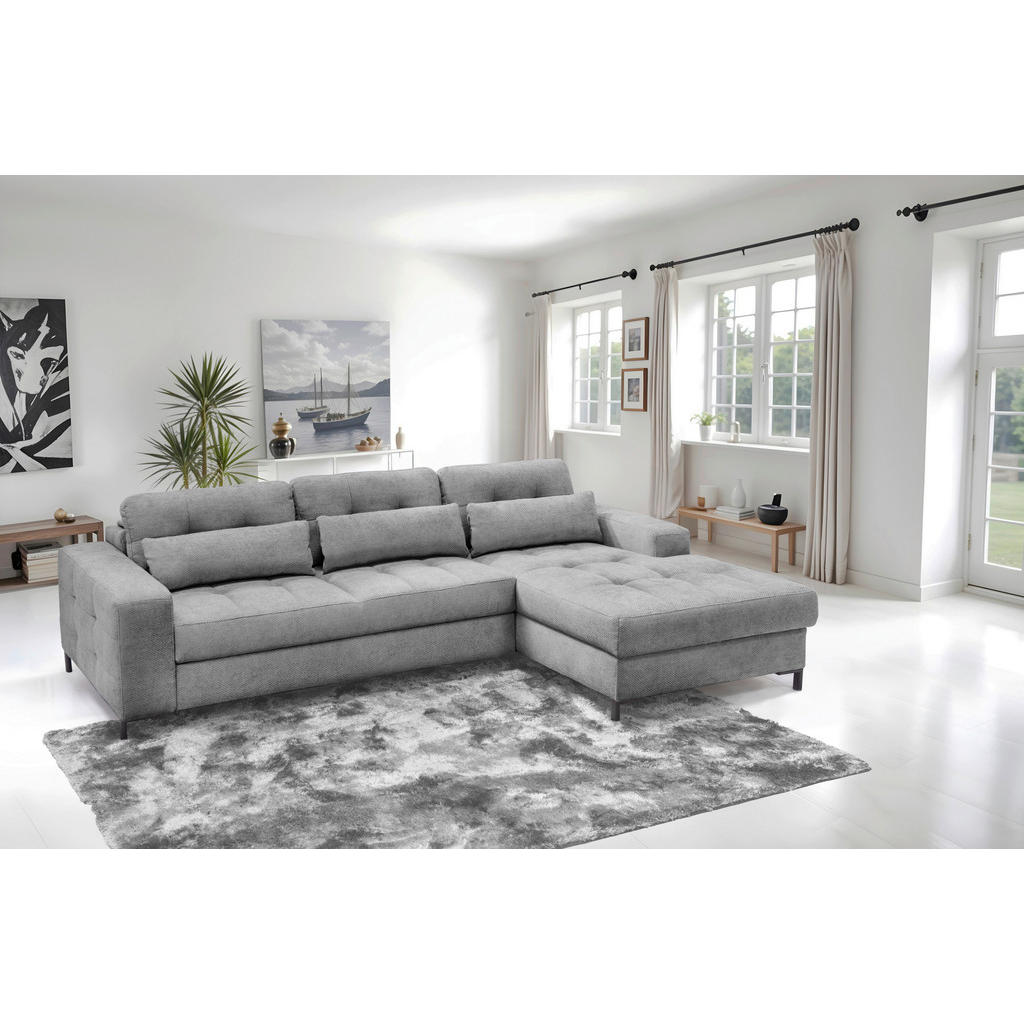 Livetastic ROHOVÁ SEDAČKA, textil, sivá.