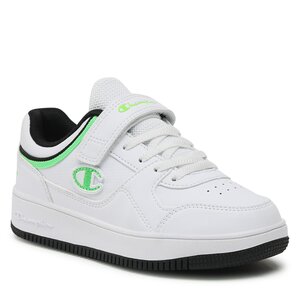 Sneakersy Champion - Rebound Low B Ps S32406-CHA-WW006 Wht/Flo.Green.