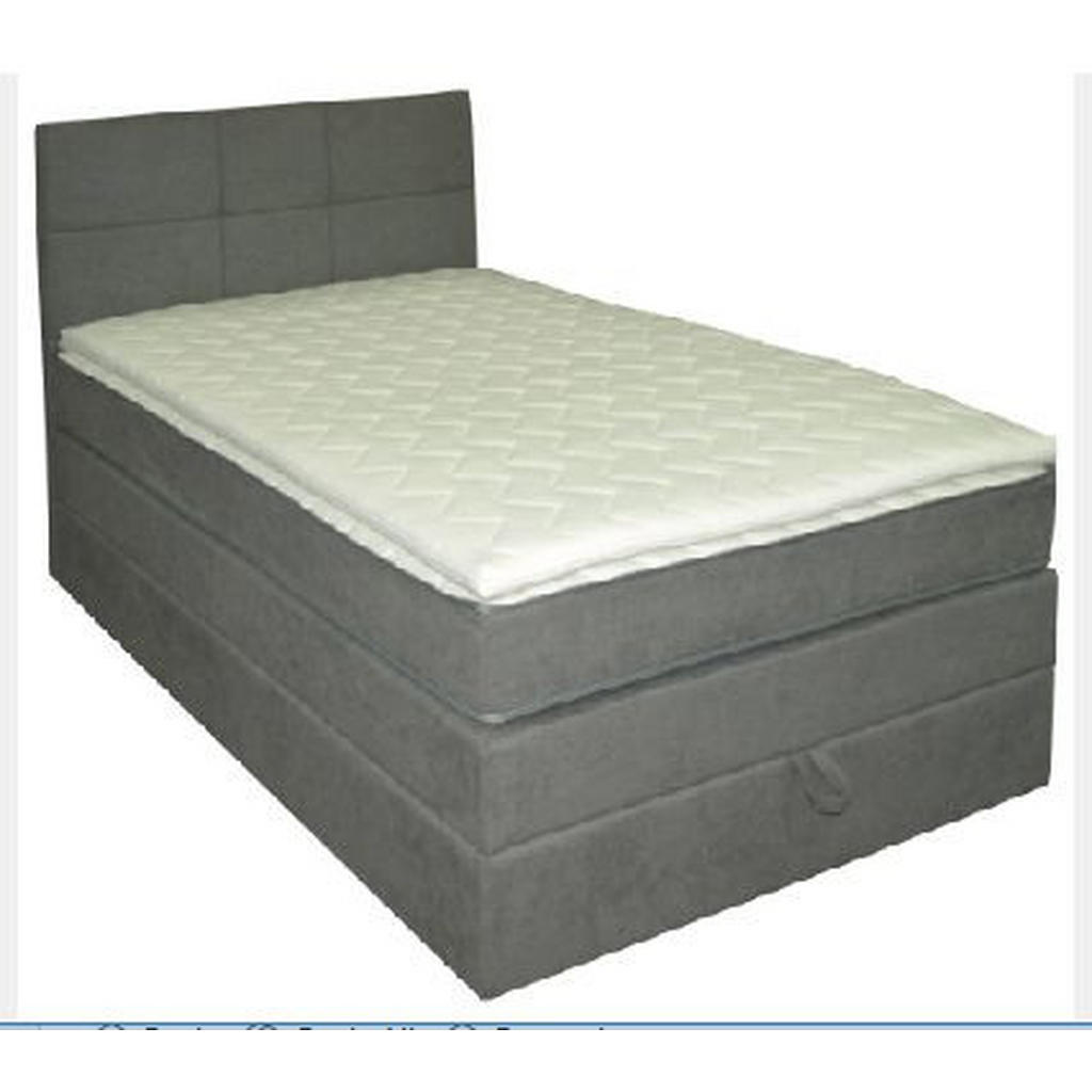Hom`in BOXSPRINGOVÁ POSTEĽ, 140/200 cm, sivá.