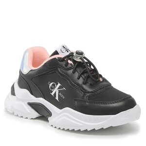 Sneakersy Calvin Klein Jeans - Loc Cut Lace-Up Sneaker V3A9-80263-0328 Black/Silver X506.