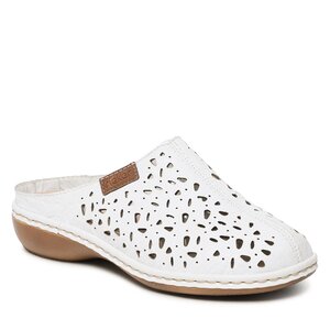 Šľapky Rieker - 65996-80 Weiss.