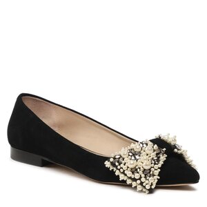 Baleríny Custommade - Annabellas Suede 999606020 Black 999.