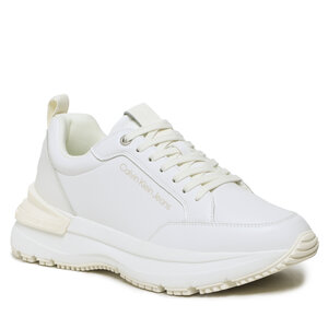 Sneakersy Calvin Klein Jeans - Chunky Runner Rec Lth-Tpu Insert YM0YM00680 White/Ivory 0K7.