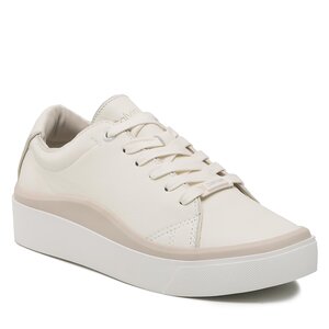 Sneakersy Calvin Klein - Cupsole Wave Lace Up HW0HW01349 Marshmallow/Feather Gray 0K6.