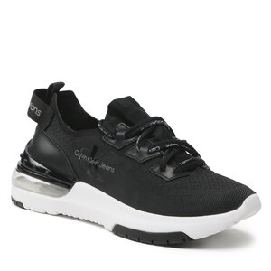 Sneakersy Calvin Klein Jeans - Sporty Run Comfair Fluo Contr Wn YW0YW00938 Black/White.