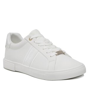 Sneakersy Calvin Klein - Low Profile Vulc Lace Up HW0HW01369 White/Marshmallow 0K8.