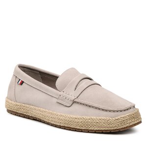 Espadrilky Tommy Hilfiger - Th Resort Classic Suede FM0FM04453 Stone AEP.