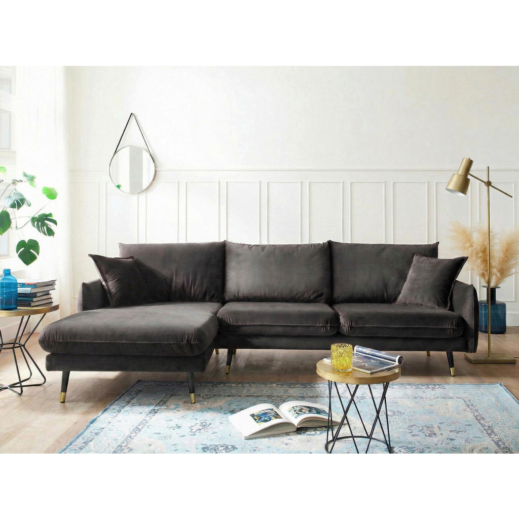 MID.YOU ROHOVÁ SEDAČKA, textil, antracitová.