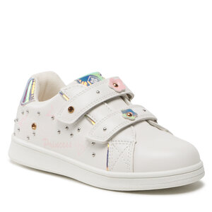 Topánky Lumberjack - 2 VELCRO SNEAKER WHITE/PINK.
