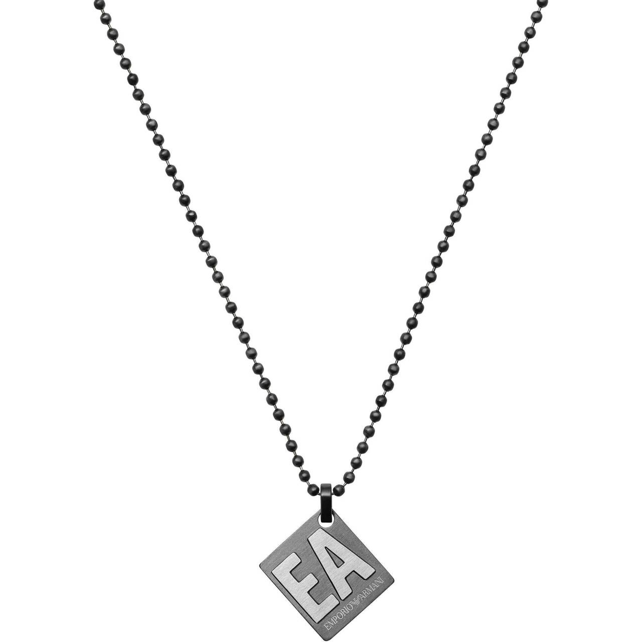 Emporio Armani Pánsky oceľový náhrdelník s príveskom EGS2754060.