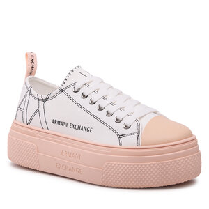 Plátenky Armani Exchange - XDX115 XV695 S610 Optic White/Nude.