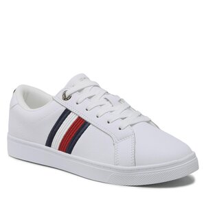 Sneakersy Tommy Hilfiger - Essential Stripes Sneaker FW0FW06903 White YBR.