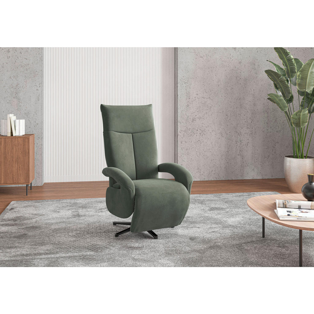 Sit & More KRESLO, textil, zelená.
