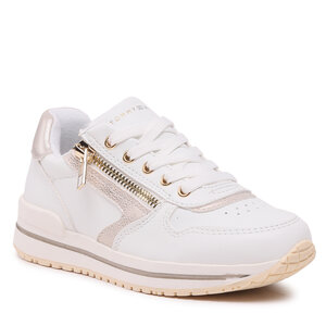 Sneakersy Tommy Hilfiger - Low Cut Lace-Up Sneaker T3A9-32731-1355 M White/Platinum X048.