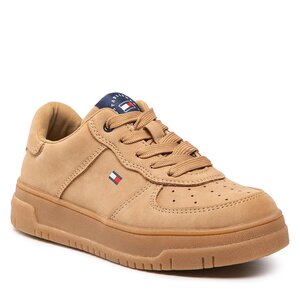 Sneakersy Tommy Hilfiger - Low Cut Lace-Up Sneaker T3B9-32478-1441 M Camel 524.