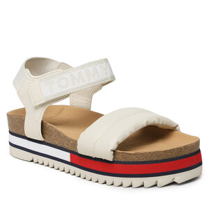 Sandále Tommy Jeans - Flag Outsole Tommy Jeans Sandal EN0EN02122 Light Silt ACU.