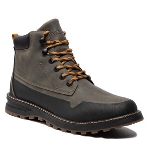 Šnurovacia obuv Wrangler - Mitchell Boot WM22010A Military 020.