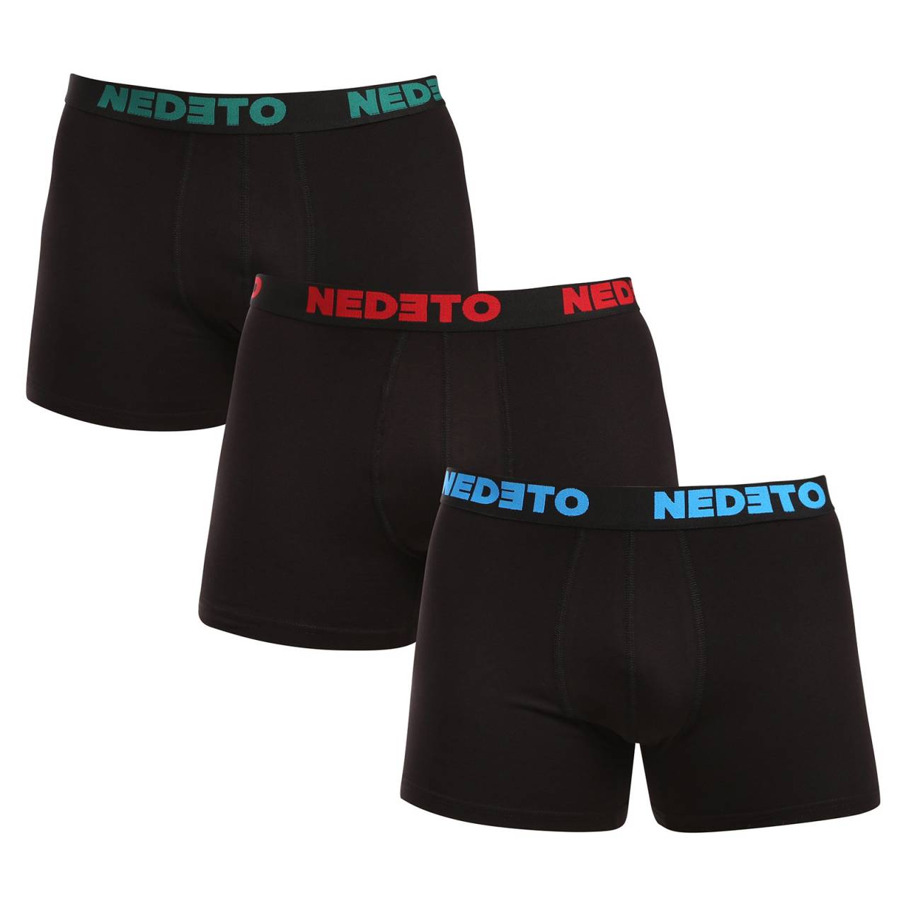 3PACK pánske boxerky Nedeto čierne (3NB003b) 5XL, trenky.
Táto súprava čiernych boxeriek Nedeto s výraznými farebnými detailmi je ideálnou voľbou pre mužov, ktorí hľadajú pohodlie a zároveň si zachovávajú štýl a hravosť.
Elastický materiál zaručuje maximálne pohodlie
Tieto boxerky sú vyrobené z bavlny s prímesou elastanu, ktorý zaručuje priedušnosť, mäkkosť a pružnosť.
Štýlový dizajn boxeriek Nedeto vás bude baviť
Každé boxerky v tomto balení majú tkanú gumu v rôznych farbách s logom Nedeto, čo dodáva bielizni moderný a svieži vzhľad.
Výhody, ktoré oceníte každý deň

Priedušný materiál: Bavlna poskytuje optimálne vetranie a pohodlie pri celodennom nosení.


Pružnosť vďaka elastanu: Boxerky sa dokonale prispôsobia vašej postave a poskytujú voľnosť pohybu.


Farebné vyšívané pásy: Štýlový dizajn s rôznofarebnými pásmi, ktoré dodávajú boxerkám moderný vzhľad.


Skvelý pomer ceny a kvality: Získajte niekoľko kusov kvalitnej spodnej bielizne za nízku cenu.

Spodná bielizeň Nedeto poteší milovníkov štýlového minimalizmu
Spodná bielizeň Nedeto je jednou z našich privátnych značiek.
Ako sa starať o svoje nové boxerky Nedeto
Aby vaše nové boxerky vydržali čo najdlhšie v perfektnom stave, je dôležité dodržiavať tieto pokyny:

Pranie: Boxerky perte pri 30°C s jemnými pracími prostriedkami, aby sa zachovala mäkkosť a pružnosť materiálu.


Sušenie: Nesušte v sušičke.


Žehlenie: Boxerky sa môžu žehliť pri nízkej teplote.

Tip: Staňte sa expertom na údržbu spodnej bielizne vďaka tipom v našom článku a doprajte svojim obľúbeným kúskom starostlivosť, ktorú si zaslúžia.