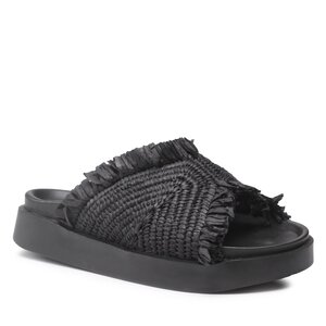 Šľapky Inuikii - Raffia Moon 70106-195 Black.