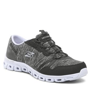Topánky Skechers - Glide-Step 104086/BKLV Black/Lavender.