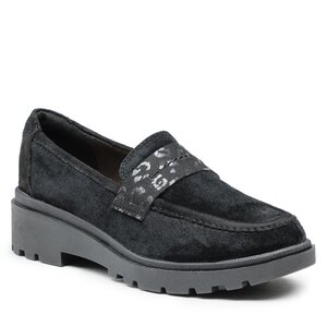 Poltopánky Clarks - Calla Ease 261676874 Black Suede.