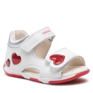 Sandále Geox - B Sandal Tapuz Girl B350YD085KCC0050 White/Red.