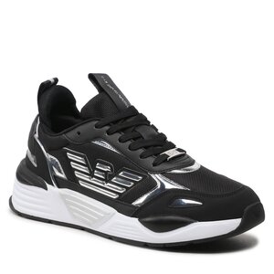 Sneakersy EA7 Emporio Armani - X8X070 XK298 R399 Black/Mirror Silver.