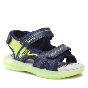 Sandále Geox - J Sandal Maratea Boy J15DRD014BCCF43S M Navy/Lime Green.