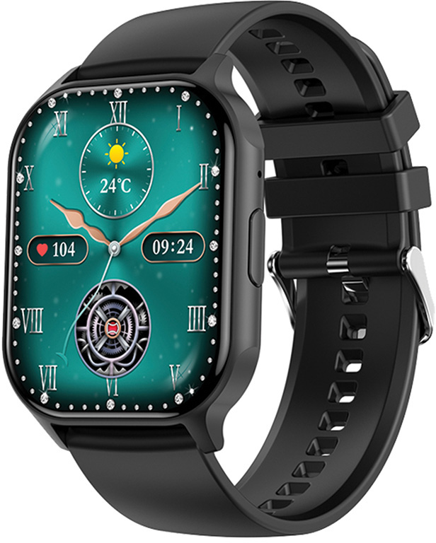 Wotchi AMOLED Smartwatch W26HK – Black - Black.