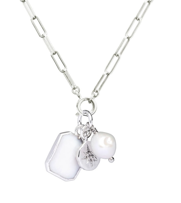 Decadorn Pôvabný náhrdelník s pravou perlou Chunky.