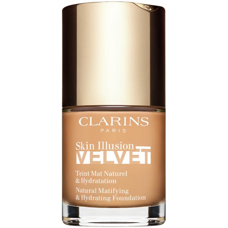 Clarins Skin Illusion Velvet tekutý mejkap s matným finišom s vyživujúcim účinkom odtieň 108.5W 30 ml.