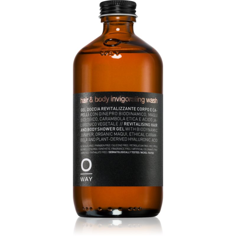 Oway Hair & Body revitalizačný sprchový gél na telo a vlasy 240 ml.
