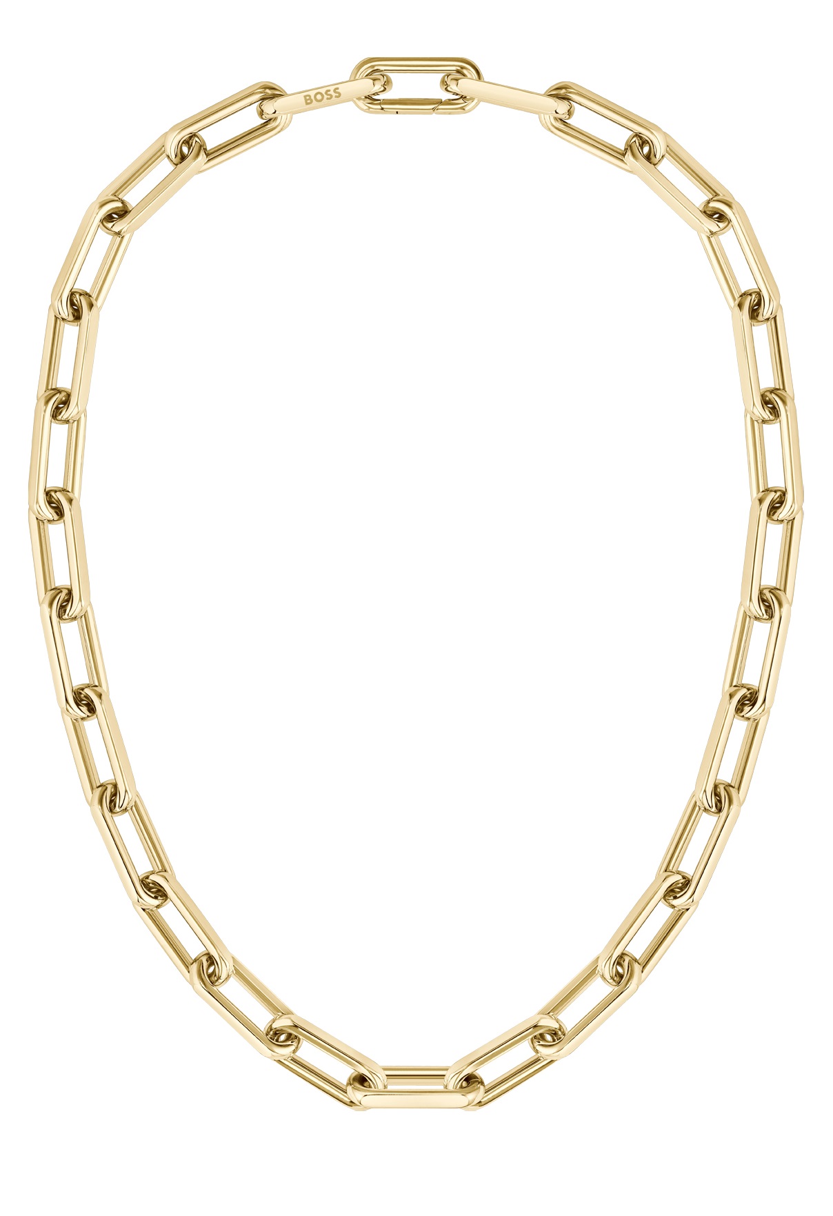 Hugo Boss Masívny pozlátený náhrdelník z ocele Halia 1580579.