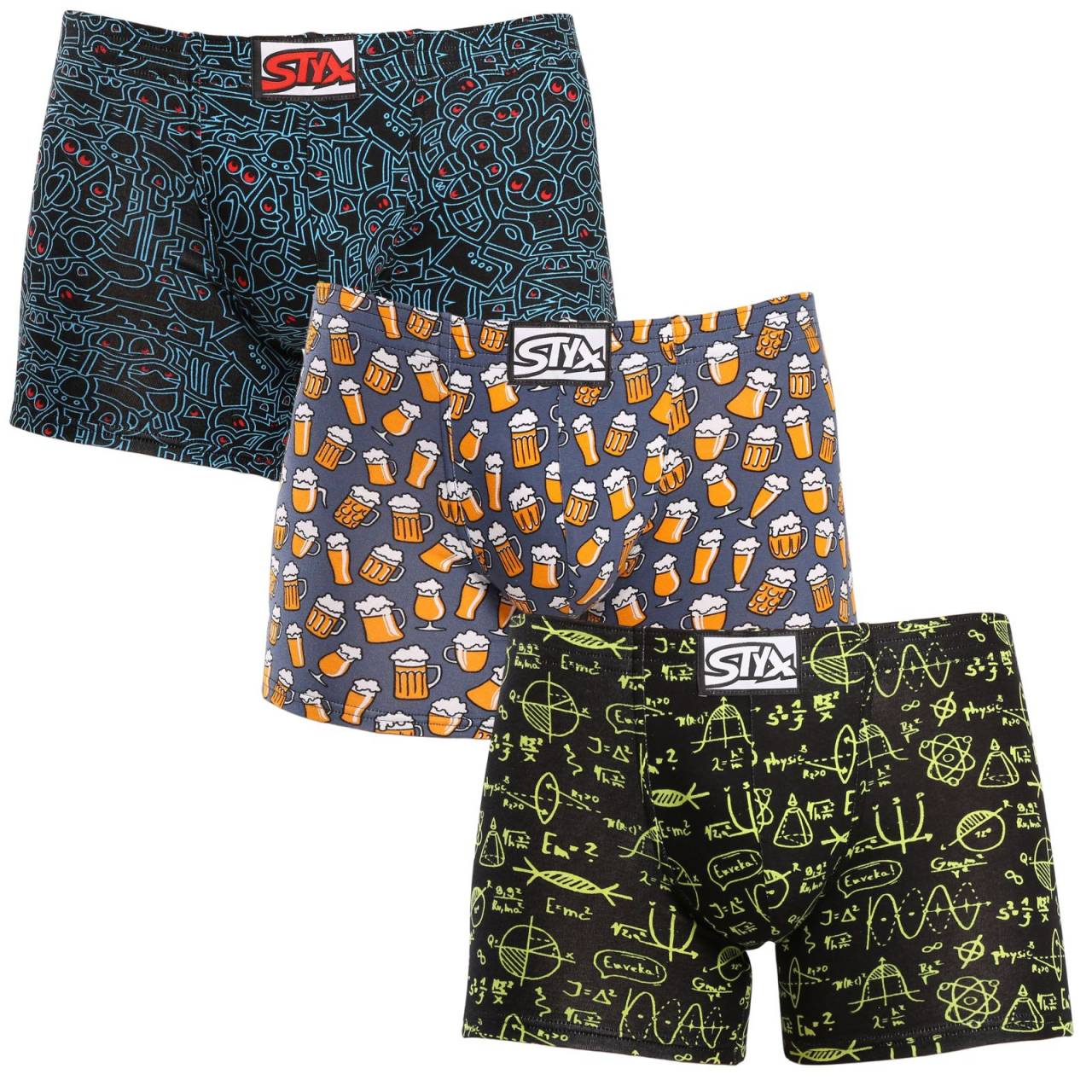 3PACK pánske boxerky Styx long art klasická guma viacfarebné (3F12672) S, trenky.
Boxerky Styx sú skvelou voľbou, ak máte radi pohodlné a kvalitné pánske spodné prádlo.
 
Boxerky Styx s prívlastkom 