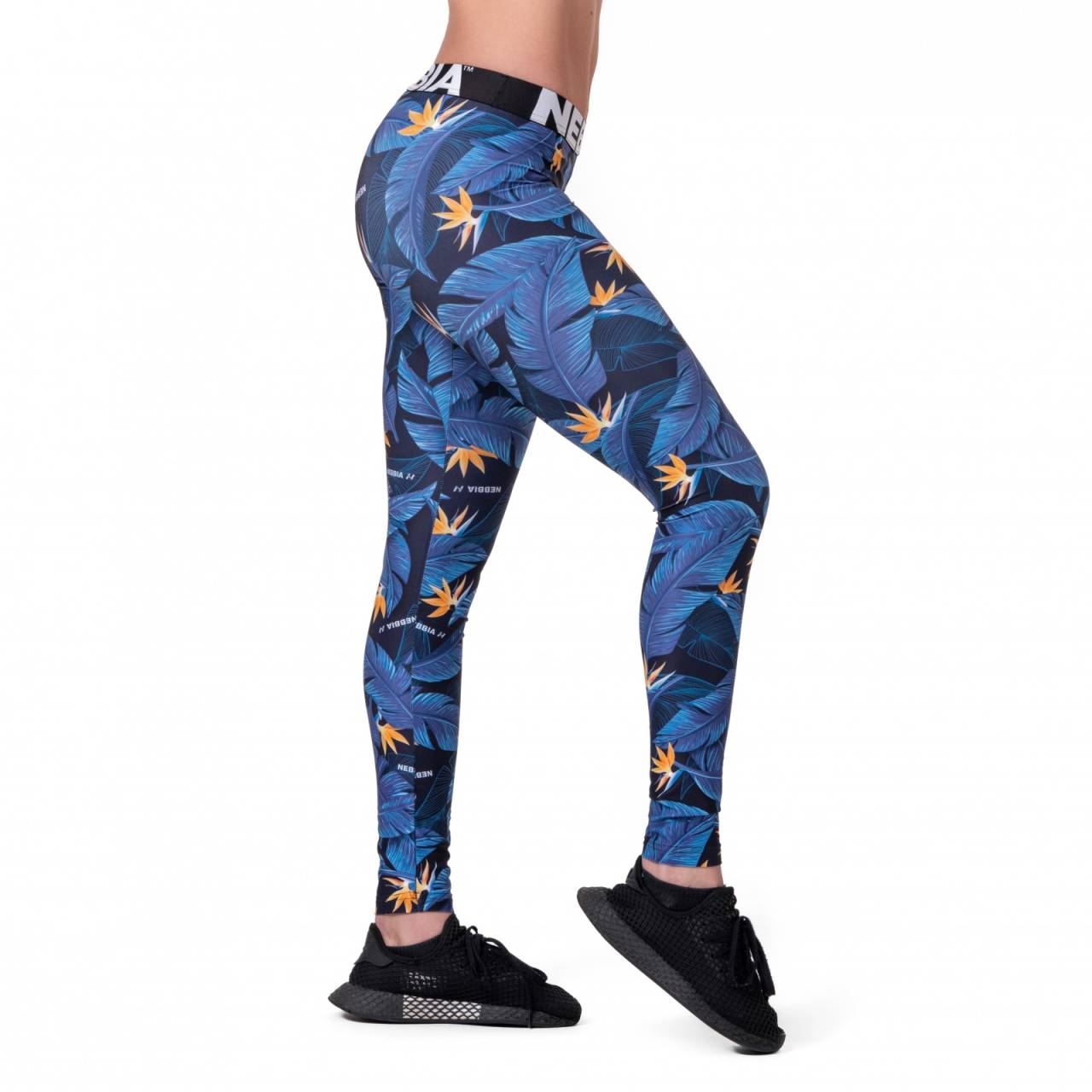 NEBBIA Mid-waist Ocean Power leggings XS.