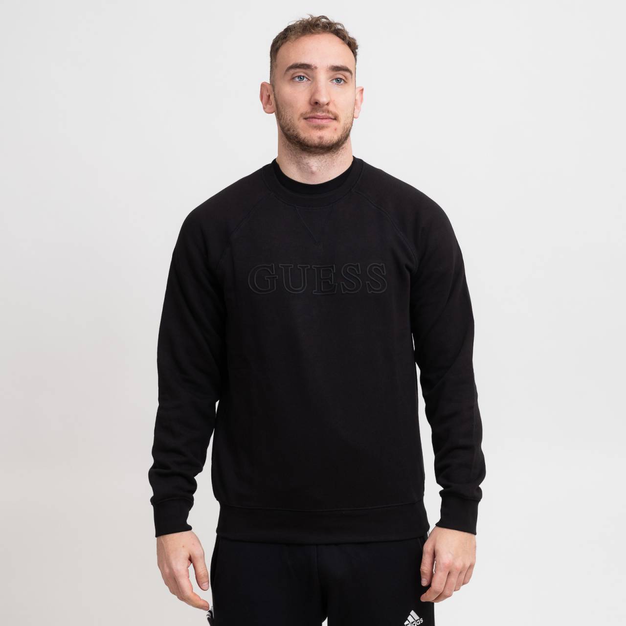 Guess aldwin sweatshirt crew neck m.