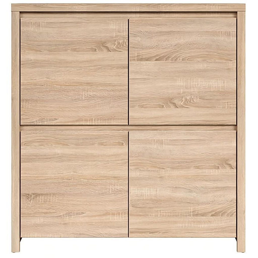 MID.YOU VYSOKÁ KOMODA, farba duba, 105/113/41 cm.