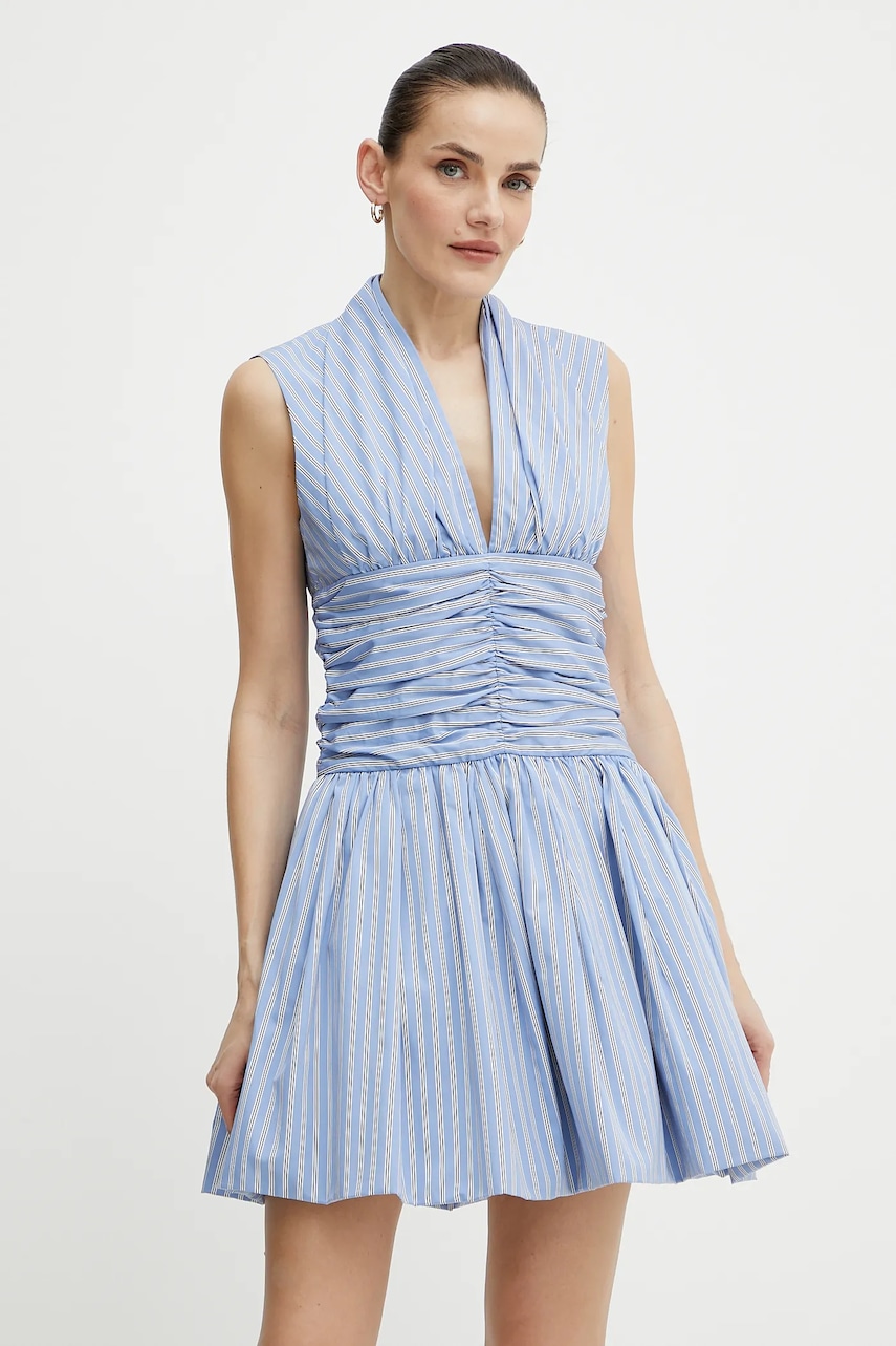 Bavlnené šaty Patou mini, áčkový strih, DR1760190.