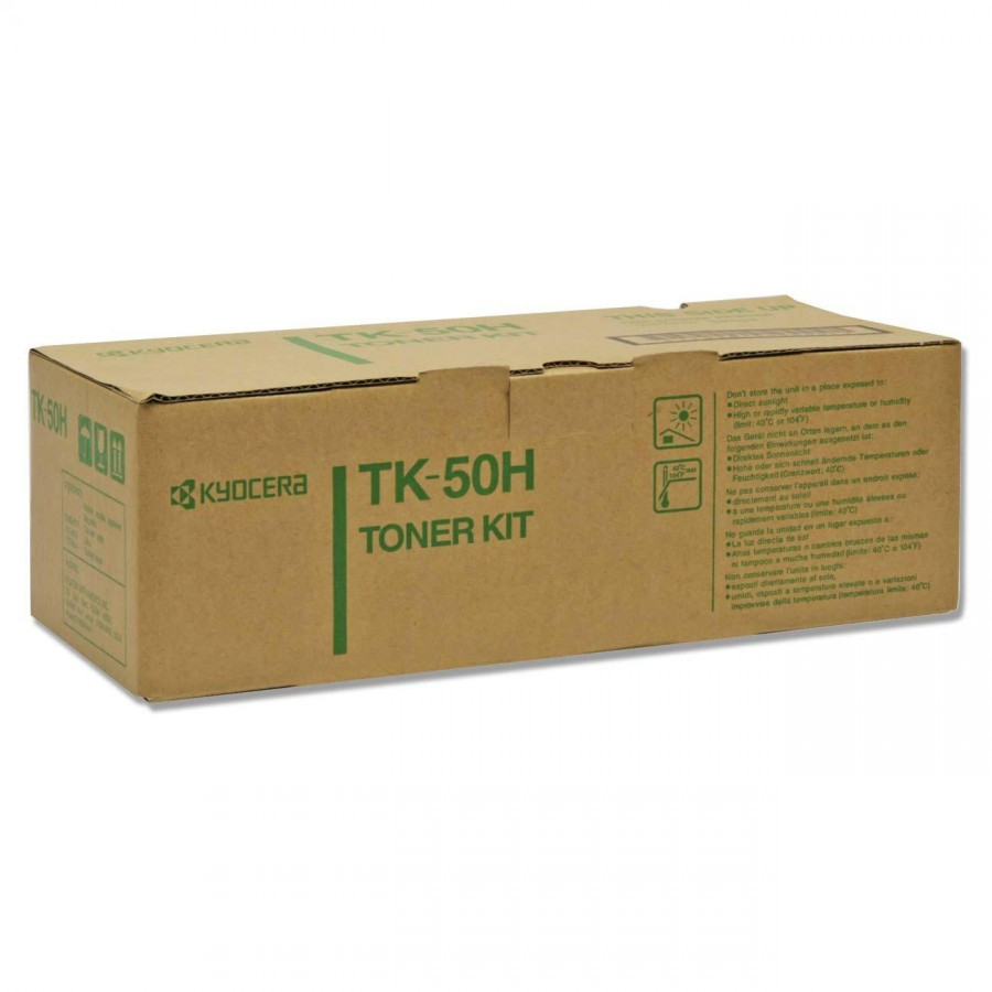 Kyocera Mita TK-50H čierný (black) originálny toner.
Prečo kúpiť našu originálnu náplň?
 

Originálny toner = záruka priamo od výrobcu tlačiarne
100% použitie v tlačiarni - bezproblémové fungovanie s vašou tlačiarňou
Použitím originálnej náplne predlžujete životnosť tlačiarne
Osvedčená špičková kvalita - vysokokvalitná a spoľahlivá tlač originálnou tlačovou kazetou od prvej do poslednej stránky
Trvalé a profesionálne výsledky tlače - dlhodobá udržateľnosť tlače
Kratšie zdržanie pri tlači stránok
Garancia Vašej spokojnosti pri použití našej originálnej náplne
Zabezpečujeme bezplatnú recykláciu originálnych náplní
Zlyhanie náplne v menej ako 1% prípadov
Jednoduchá a rýchla výmena náplne

Kód výrobcu: 370QA0KX