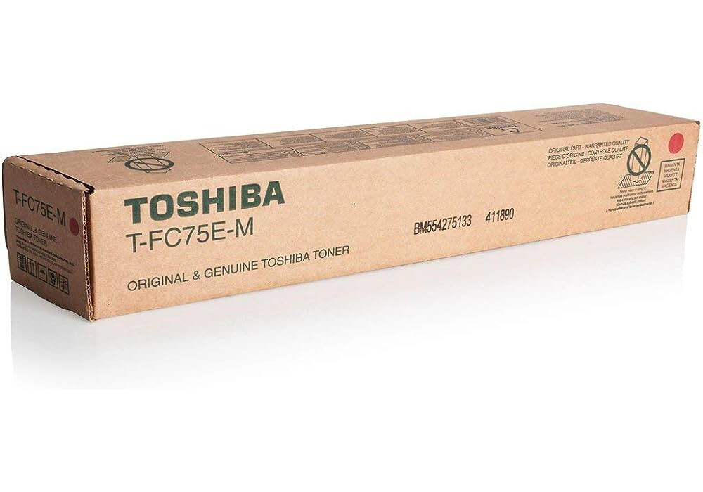 Toshiba T-FC75E-M 6AK00000253 purpurový (magenta) originálny toner.
Prečo kúpiť našu originálnu náplň?
 

Originálny toner = záruka priamo od výrobcu tlačiarne
100% použitie v tlačiarni - bezproblémové fungovanie s vašou tlačiarňou
Použitím originálnej náplne predlžujete životnosť tlačiarne
Osvedčená špičková kvalita - vysokokvalitná a spoľahlivá tlač originálnou tlačovou kazetou od prvej do poslednej stránky
Trvalé a profesionálne výsledky tlače - dlhodobá udržateľnosť tlače
Kratšie zdržanie pri tlači stránok
Garancia Vašej spokojnosti pri použití našej originálnej náplne
Zabezpečujeme bezplatnú recykláciu originálnych náplní
Zlyhanie náplne v menej ako 1% prípadov
Jednoduchá a rýchla výmena náplne

Kód výrobca: 6AK00000253