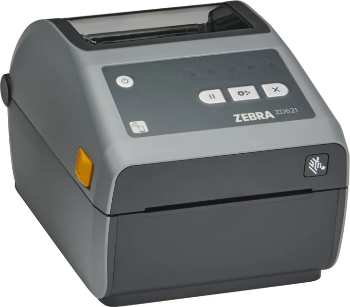 Zebra ZD621d ZD6A042-D0EL02EZ DT, 8 dots/mm (203 dpi), label printer, RTC, USB, USB Host, RS232, BT, Ethernet, Wi-Fi, grey (Successor GC420t).