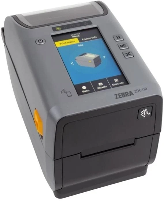 Zebra ZD611 ZD6A122-T0EER2EZ TT, 8 dots/mm (203 dpi), label printer, RFID, EPLII, ZPLII, USB, BT (BLE), Ethernet, black (Successor GC420t).