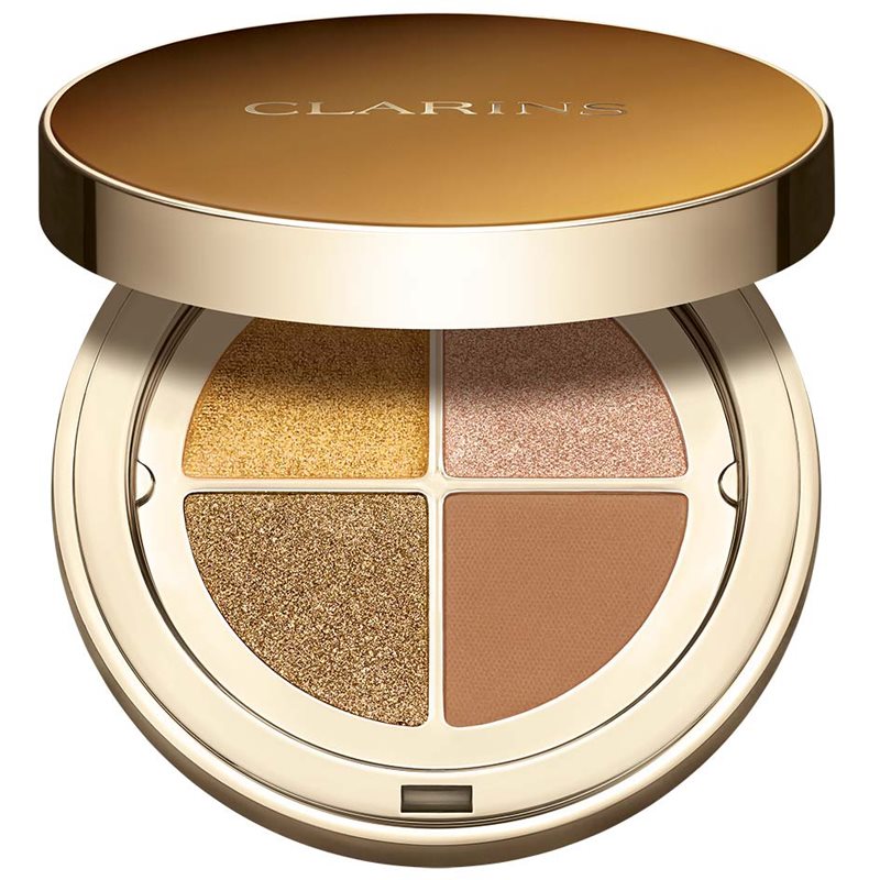 Clarins Ombre 4 Colour Eye Palette paletka očných tieňov pre dlhotrvajúci efekt odtieň 07 Bronze Gradation 4.2 g.